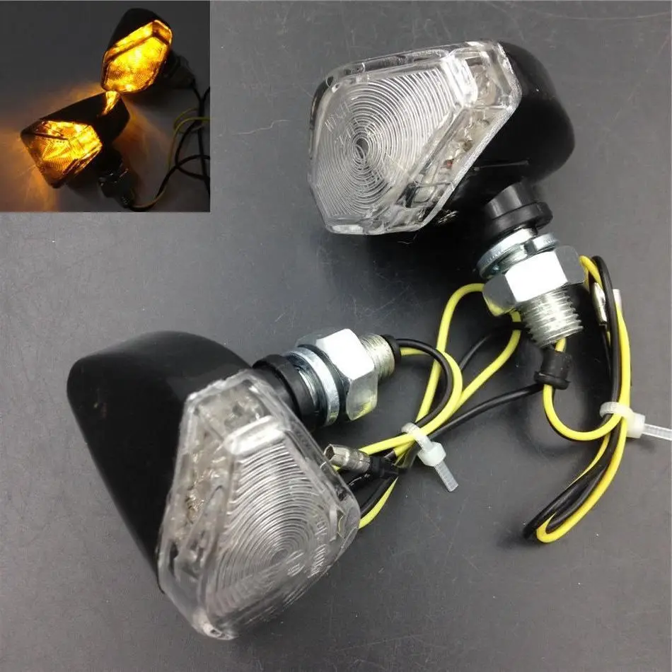 Мини светодиодные указатели поворота для мотоцикла огни Универсальные фары