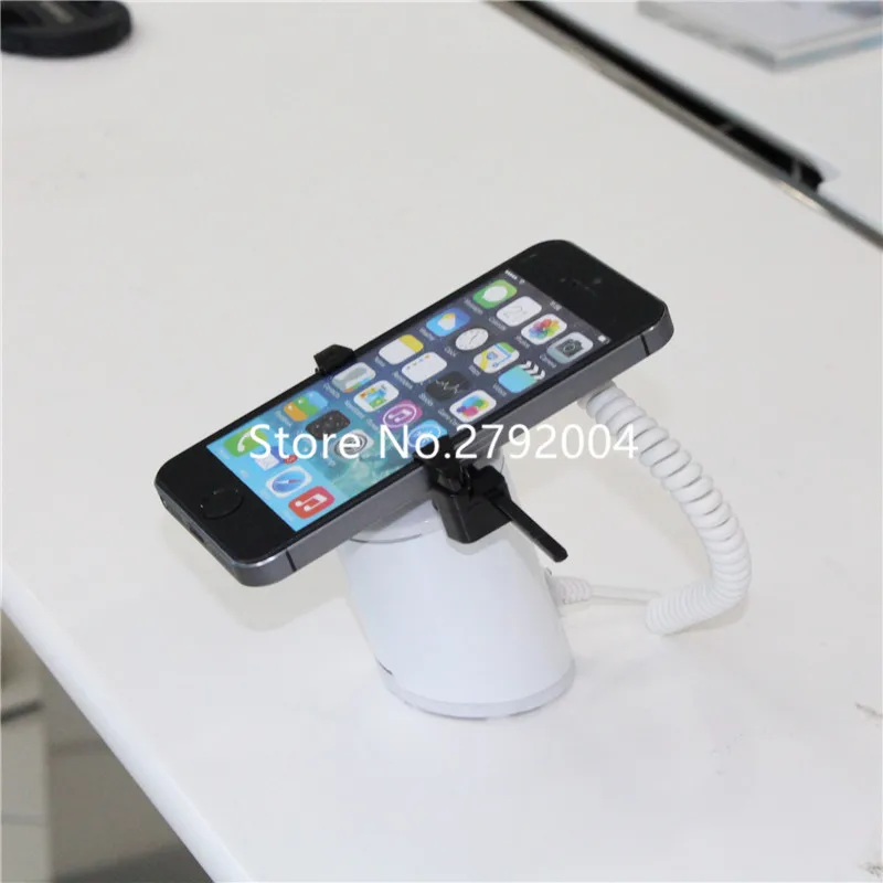 10 pcs/lot Cell Phone Display Security Alarm System with charging and alarm function ,security stand device for mobile phone