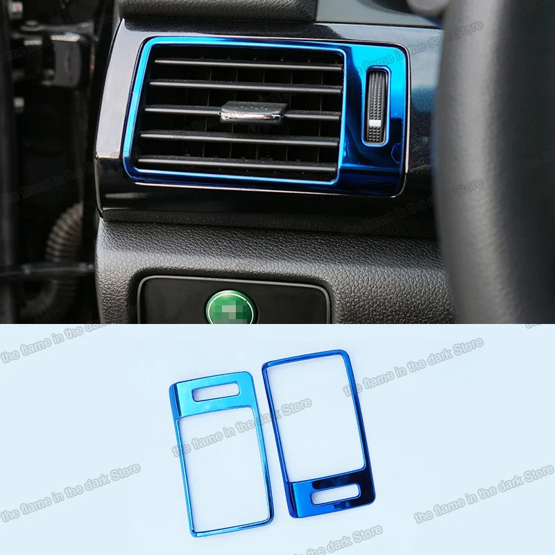 

Lsrtw2017 Car Dashboard air conditioning outlet Side Vent Trims for Honda Accord 9 2013 2014 2015 2016 2017 Accessories auto