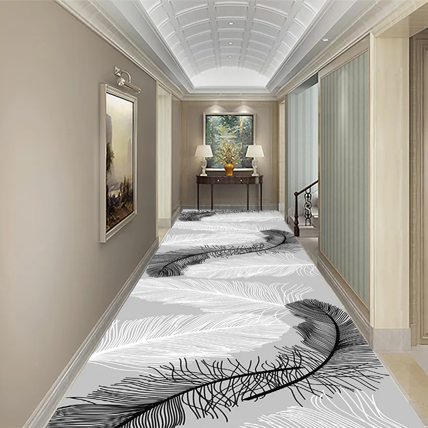 3D Nordic Stair Carpet European Hallway Carpets Hotel Long Runners Rug Home Entrance/Corridor/Aisle Party Floor Rugs | Дом и сад
