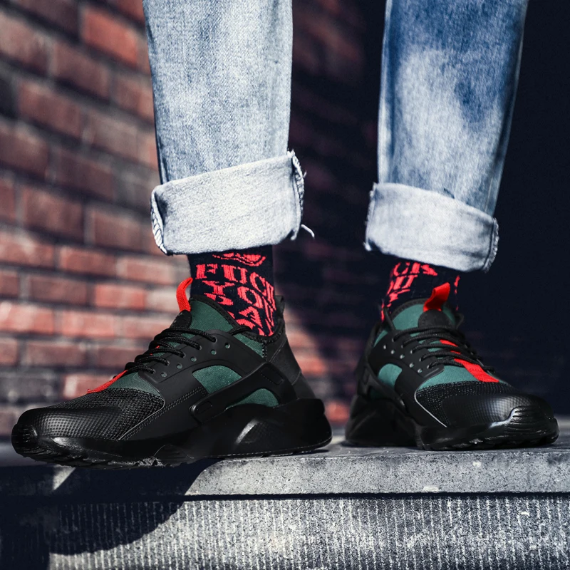 Мужская Спортивная обувь OLOMM 2019 повседневная дышащая светло-зеленая летний