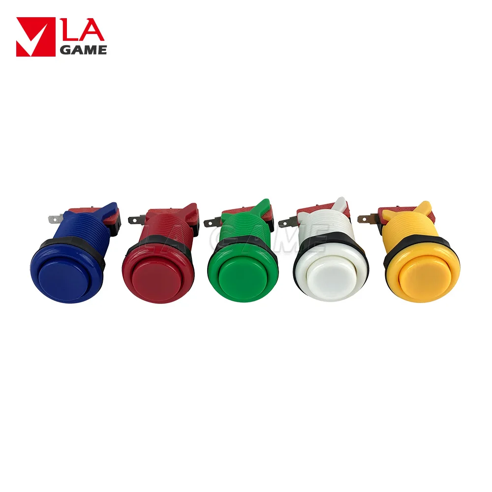 Аркадные кнопки happ типа 28 мм 6 шт. с микропереключателем коробка pandora набор для