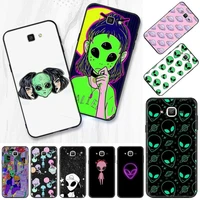 aesthetics cute cartoon alien phone case for samsung galaxy j2 j4 j5 j6 j7 j8 2016 2017 2018 prime pro plus neo duo