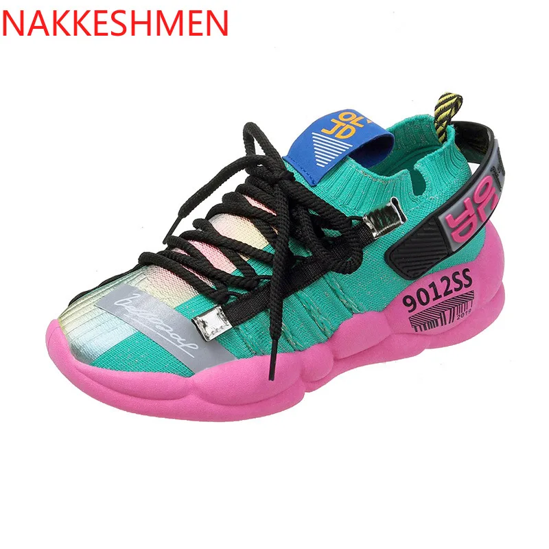 Женские Дышащие носки повседневная обувь для папы лето 2019|Женские кроссовки и