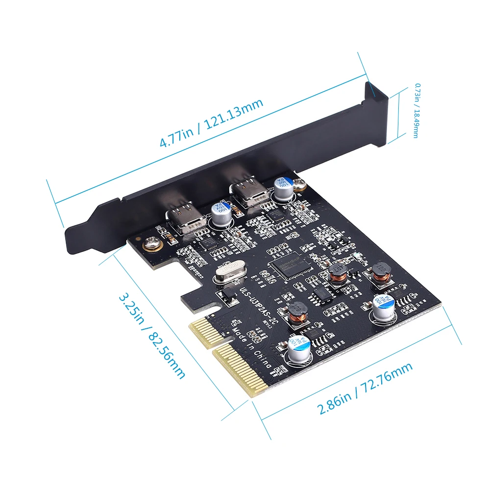 плата расширения pci e express 4 к usb 31 gen 2 10 гб