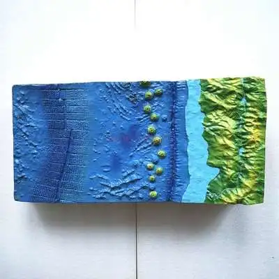 Подводная местность модель инструмент для обучения географии|География| |