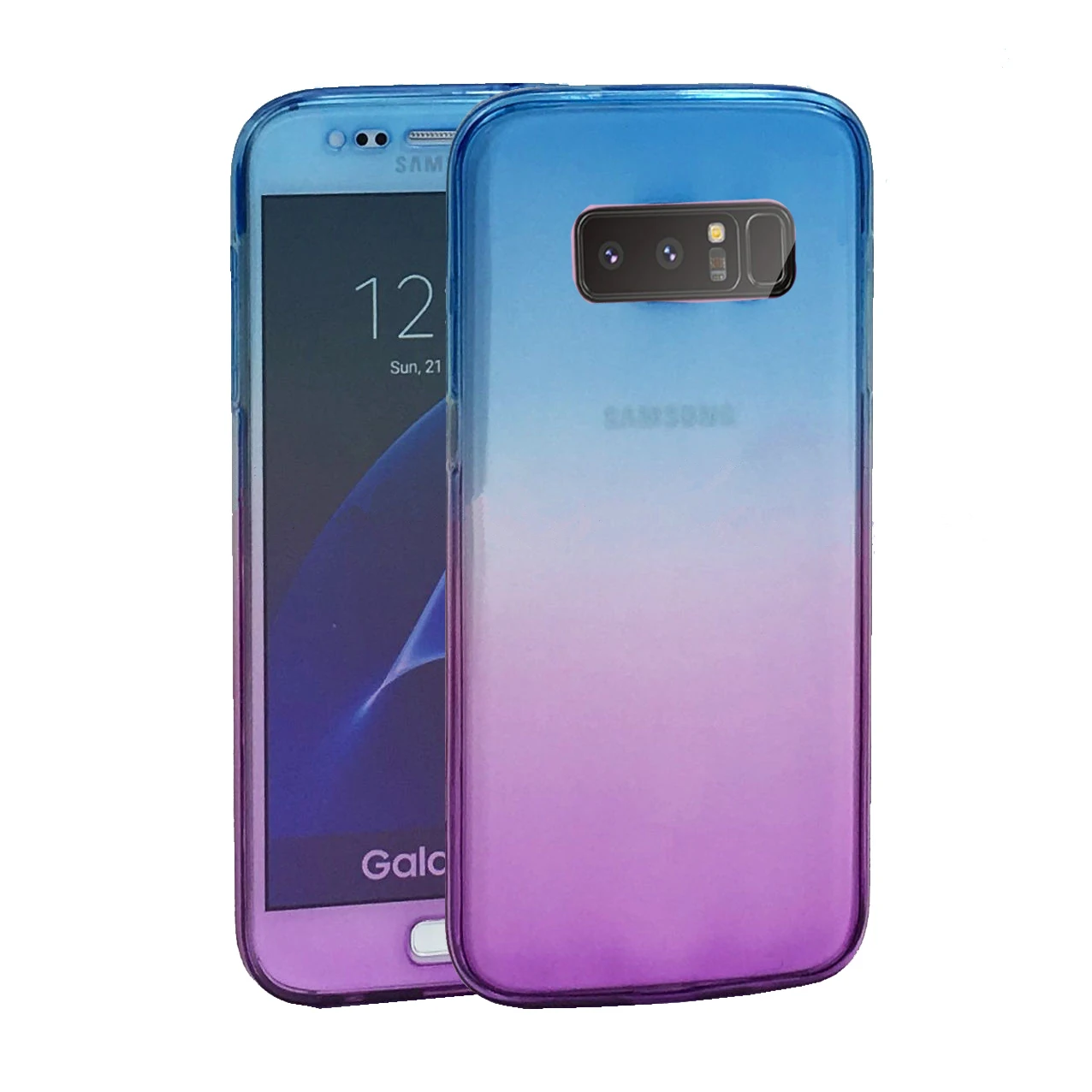 Для samsung Galaxy A70 A50S A50 A40 A30s A20e A10e A10 M10 роскошный градиентный прозрачный защитный