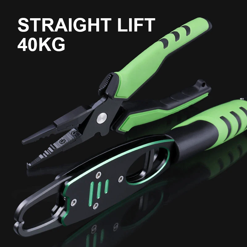 

Fishing Grip And Pliers Tackles Fishing Pliers Set With Fishing Lip Grip Weight Scale & New Color Aluminium Control Tool