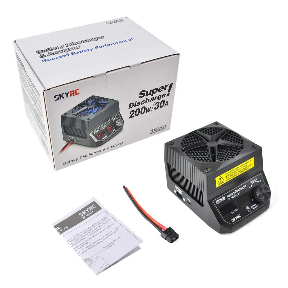 SKYRC BD200 200W 30A 5,4 V-35 V разрядник батареи& анализатор для LiPo LiFe LiHV никель-металл-гидридных и никель-кадмиевых батарея PB