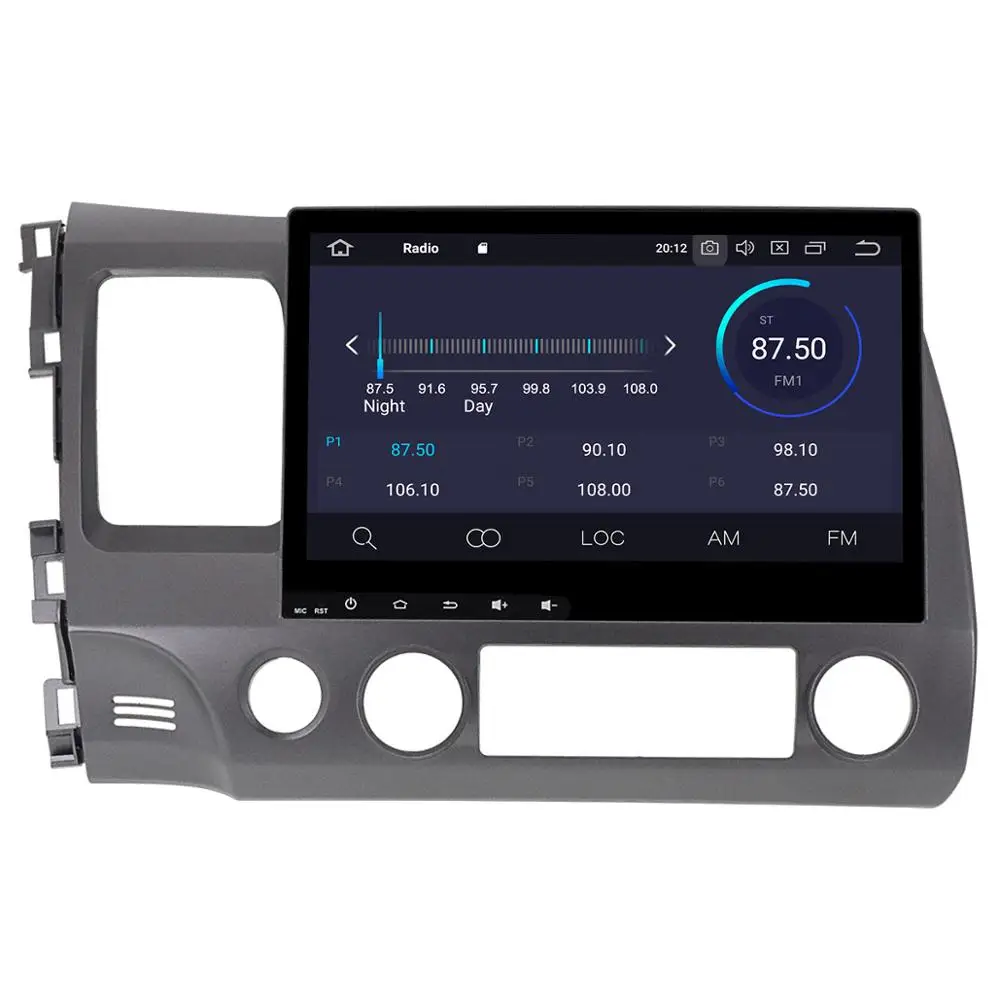Android 9 4 + 64G с DSP для автомобиля Honda CIVIC 2006-2011 без DVD видеоплеер мультимедиа