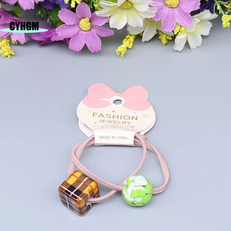 Новая мода в Корейском стиле с эластичной резинки для волос Янтарный резинка