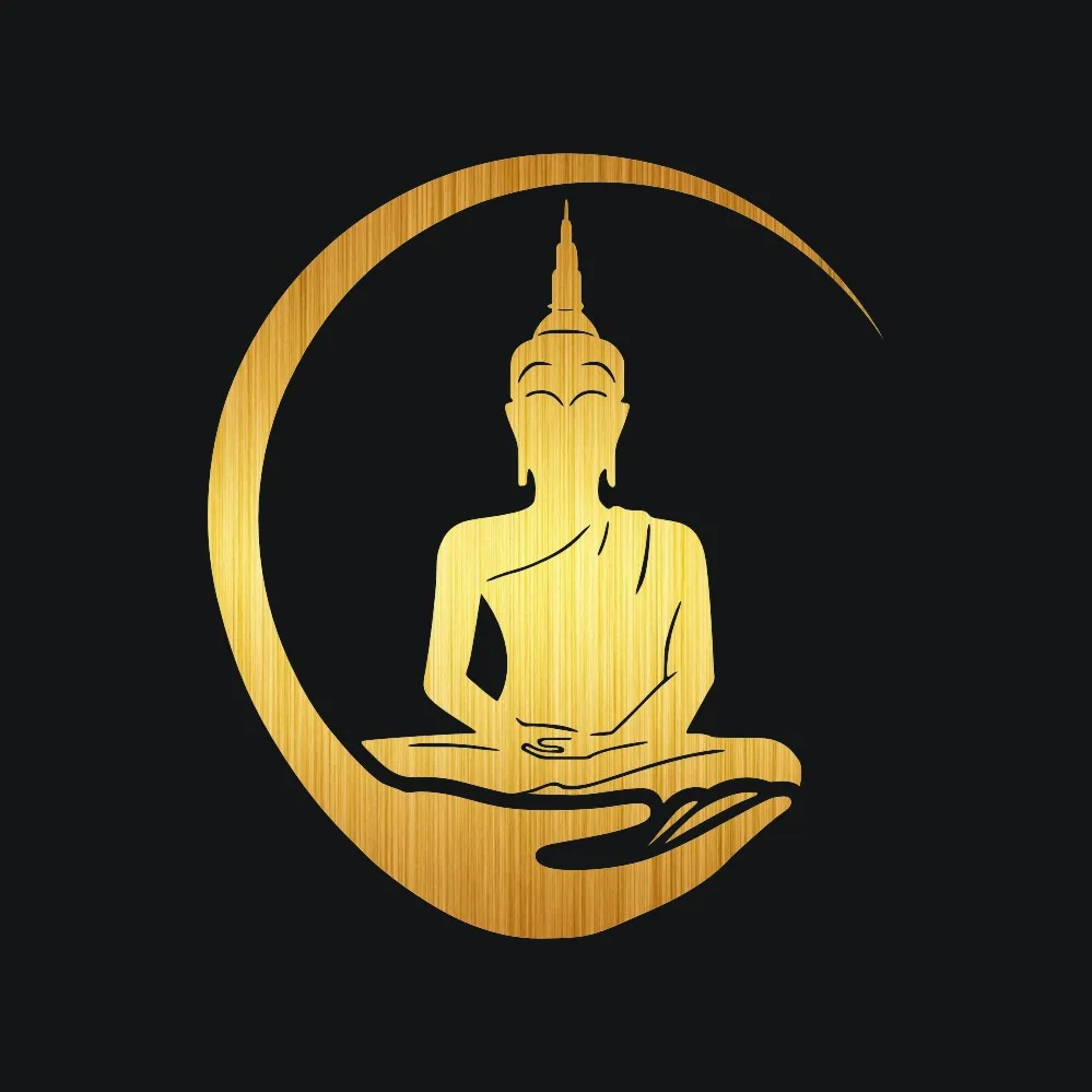 1 шт. забавные статуи Будды автомобильная наклейка стикер для автомобиля