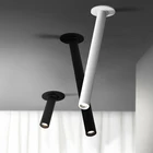 Светодиодный потолочный светильник с регулируемой яркостью, длинная трубка, современный алюминиевый Точечный светильник для помещений, гостиной, магазина, офиса