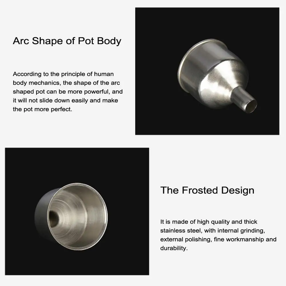 Кухонные аксессуары мини-воронка из нержавеющей стали для бара и вина воронка с