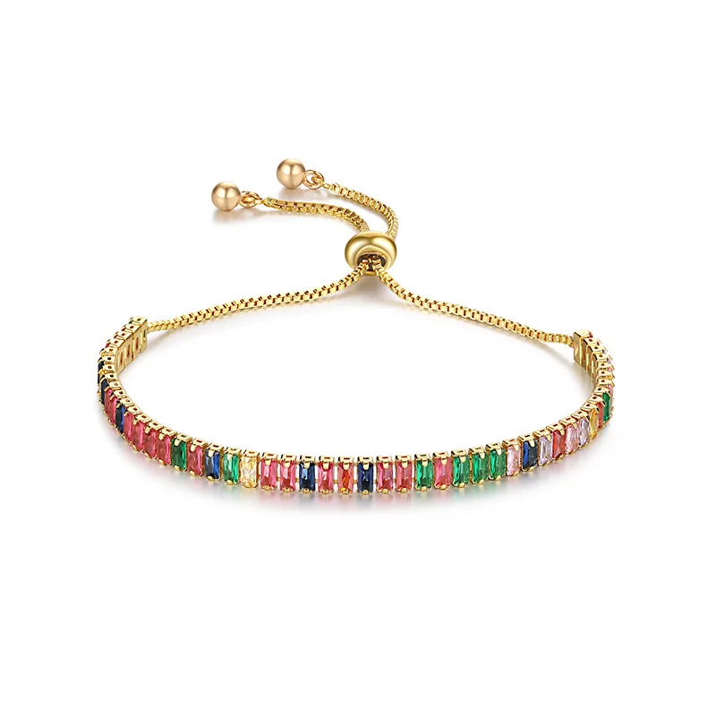 

ZSLBS Adjustable Crystal Charm Bracelets For Women Fashion Bracelet Bangle Wedding Daily Jewelry Anniversary Gift Pulseras Mujer