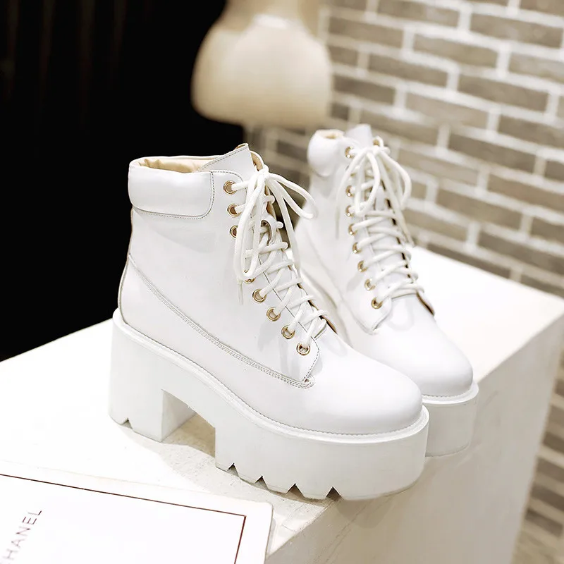 Женские ботильоны из натуральной кожи на шнуровке размеры 34 40|Женские