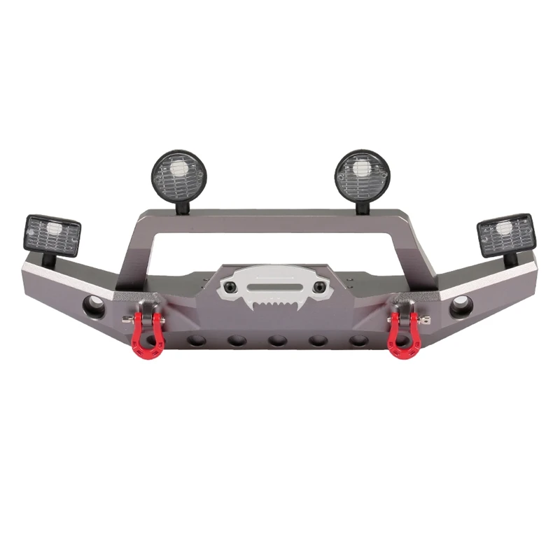 Передний бампер со светодиодной подсветкой для модели 1/10 RC Crawler Traxxas TRX4 Sport 82024-4