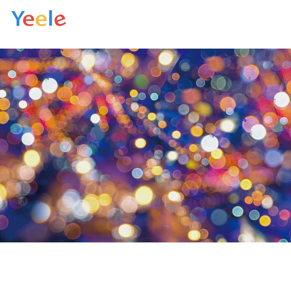 В Горошек свет боке Рождество Новогодний фон ребенок день рождения Вечеринка