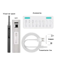 3 9mm 2mp 720p wifi earpick endoscope 3in1 usb otoscope inspection borescope ear camera earscope cleaner hd for android