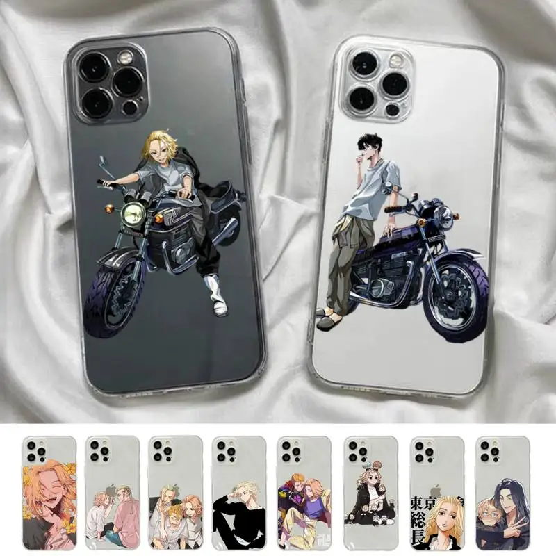 

Tokyo Revengers Avengers manjiro sano Phone Case For iPhone X XS MAX 6 6s 7 7plus 8 8Plus 5 5S SE 2020 XR 11 12pro max Clear