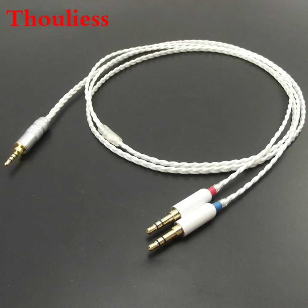 Аудиокабель Thouliess HIFI 2,5 мм, балансный, TRRS, для наушников MDR-Z7, Z7M2, MDR-Z1R, D6100, D7100, D72004 Аудиокабель Thouliess HIFI 2,5 мм, балансный, TRRS, для наушников MDR-Z7, Z7M2, MDR-Z1R, D6100, D7100, D72004