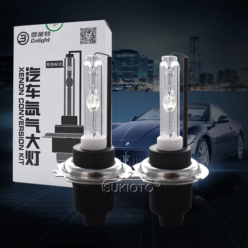 Оригинальные ксеноновые лампы SUKIOTO Cnlight автомобильные фары 35 Вт H1 H7 H11 HB4 9006 HB3 9005 D2H