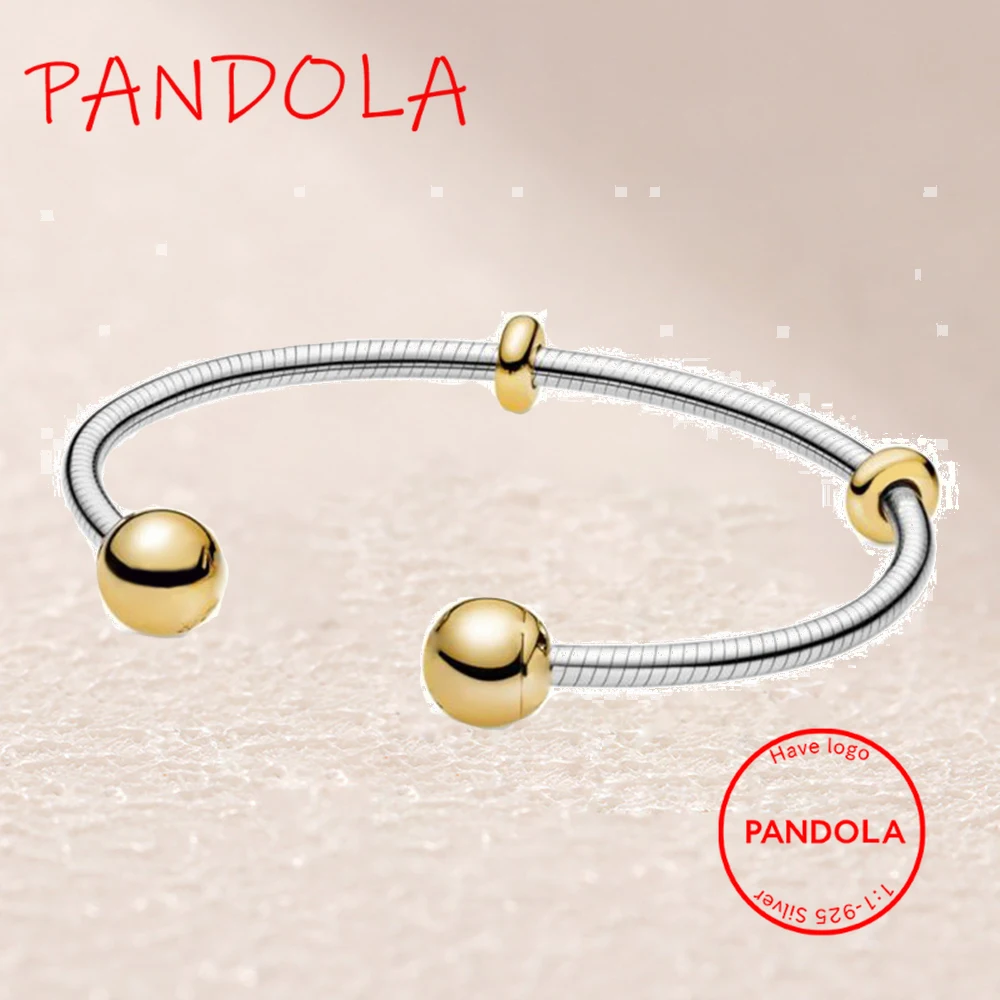 

568291 Shine Moments Snake Chain Style Open Bangle