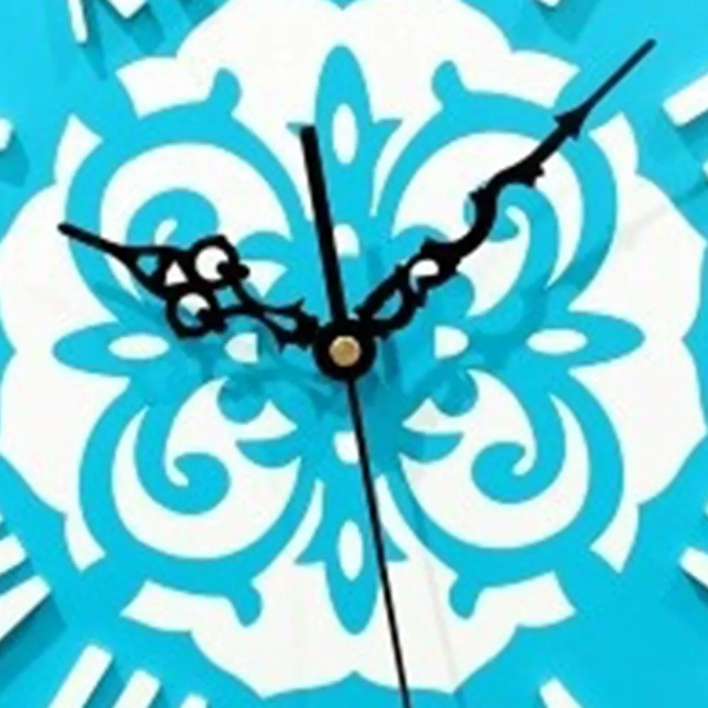 Новый Европейский Средиземноморский стиль стерео шрифт настенные часы в