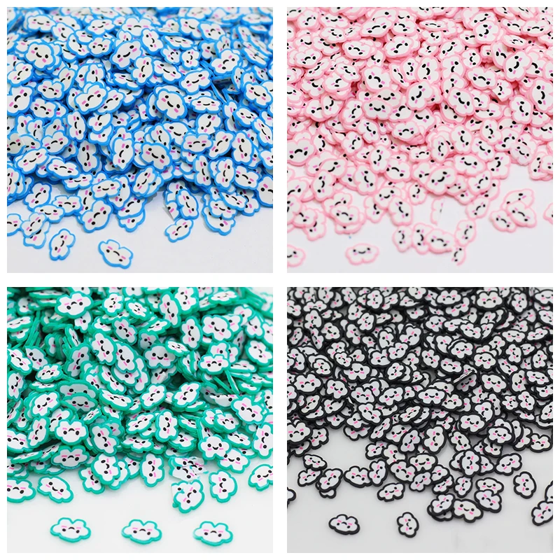 10 г/упак. поделки из полимерной глины облако ломтики слипы поставки талисманы