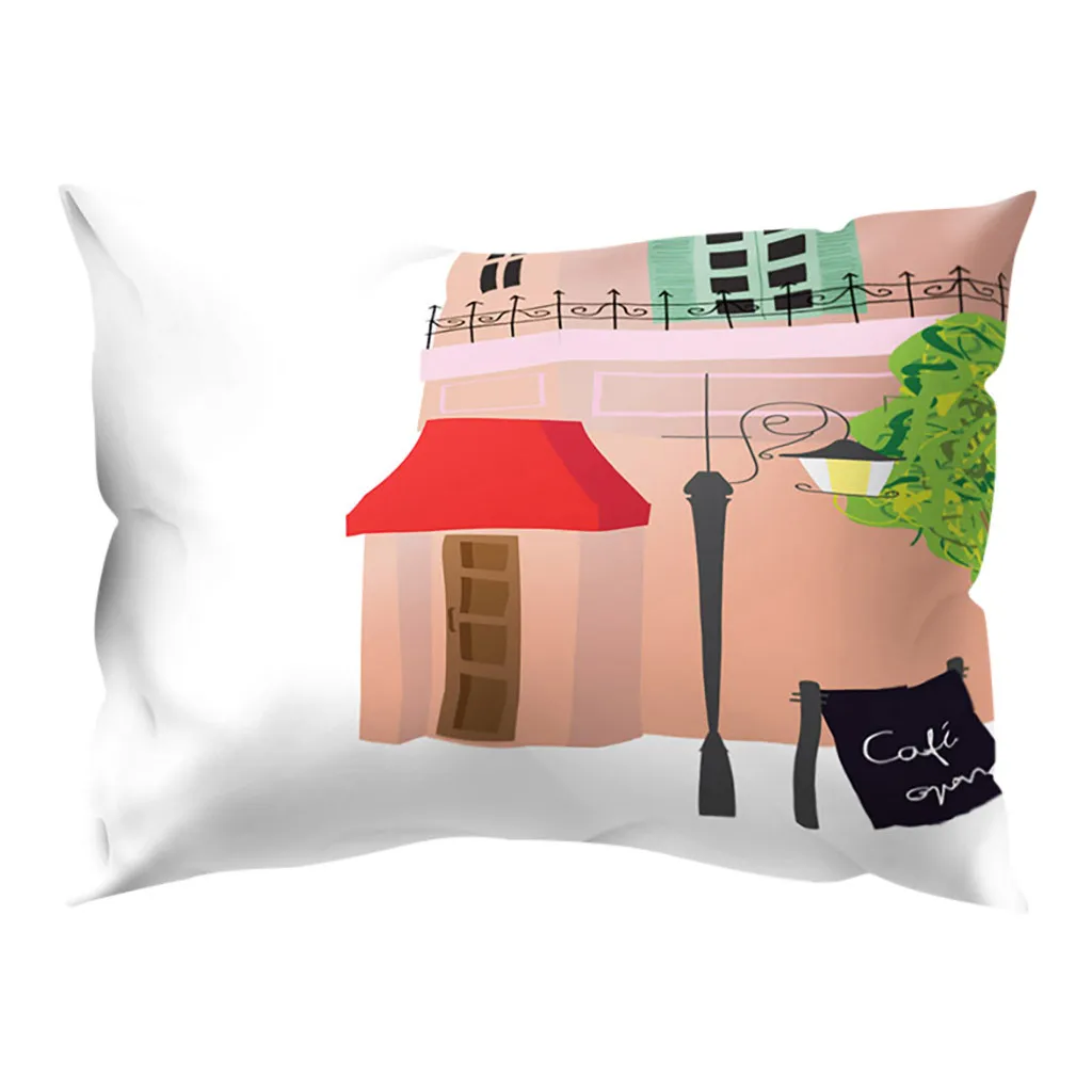 Новое поступление Простой декоративный Чехол на подушку с принтом s из