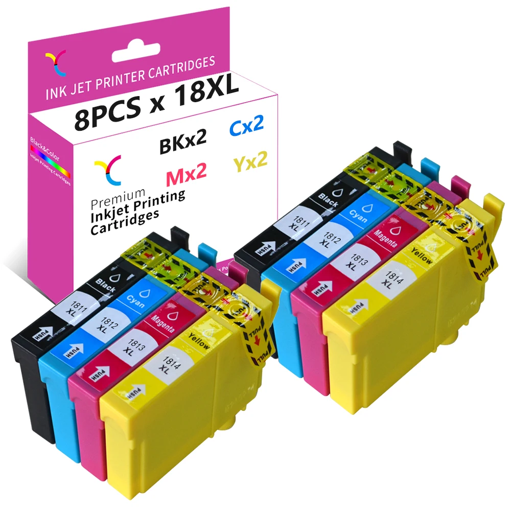 YC 18XL 18 XL совместимый картридж с чернилами для принтера Epson XP225 XP202 XP325 XP215 XP425 XP312 XP402