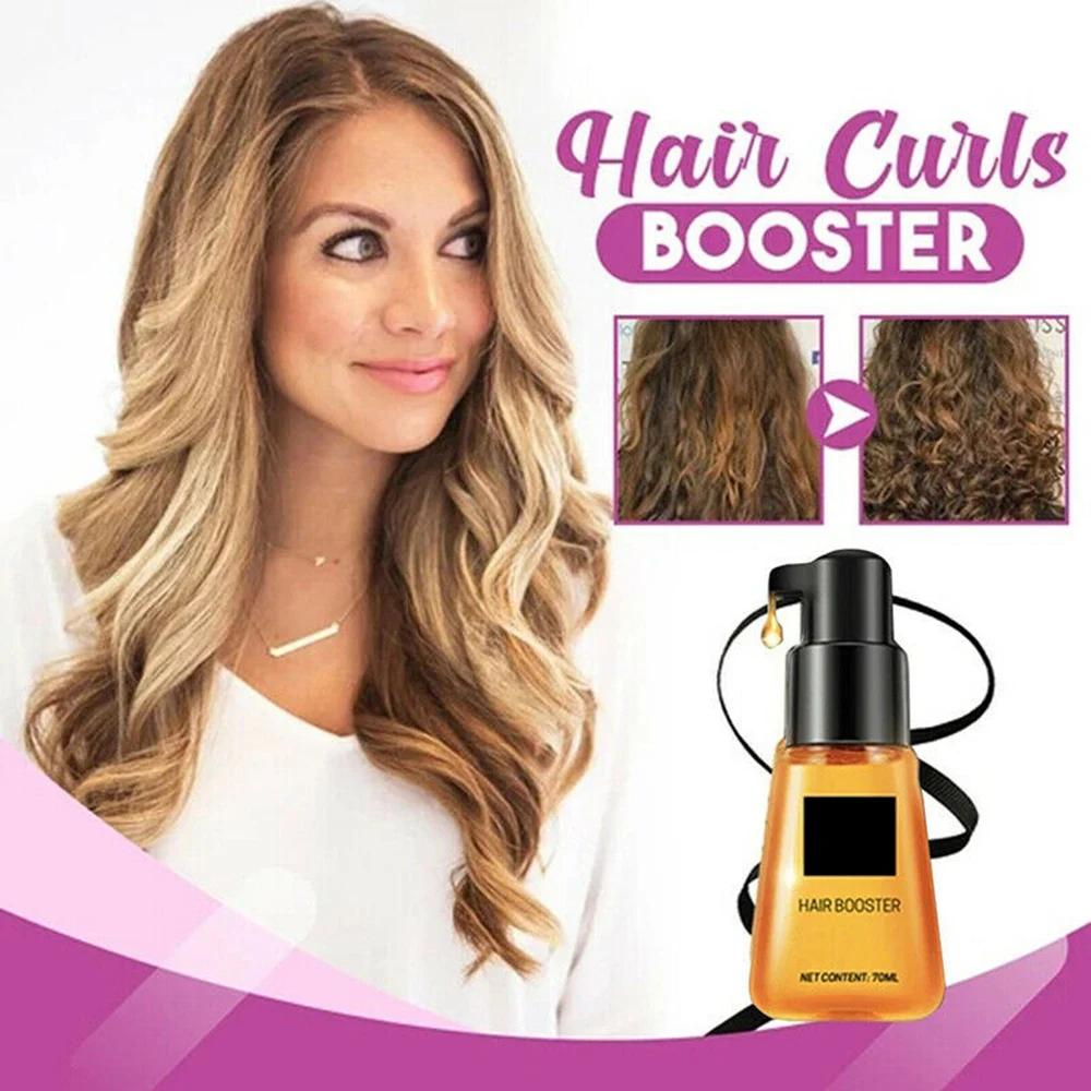 

70ml Curls Hair Booster Repair Damaged Anti Loss Hair Serum Oil Smooth