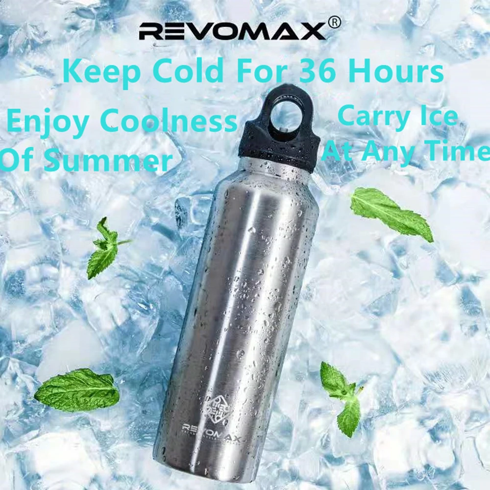 저렴한 RevoMax 950ml 이중 벽 스테인레스 스틸 물병 나사 뚜껑 없음 사무실 체육관 하이킹 여행 진공 절연 물병 구매 RevoMax 950ml 이중 벽 스테인레스 스틸 물병 나사 뚜껑 없음 사무실 체육관 하이킹 여행 진공 절연 물병