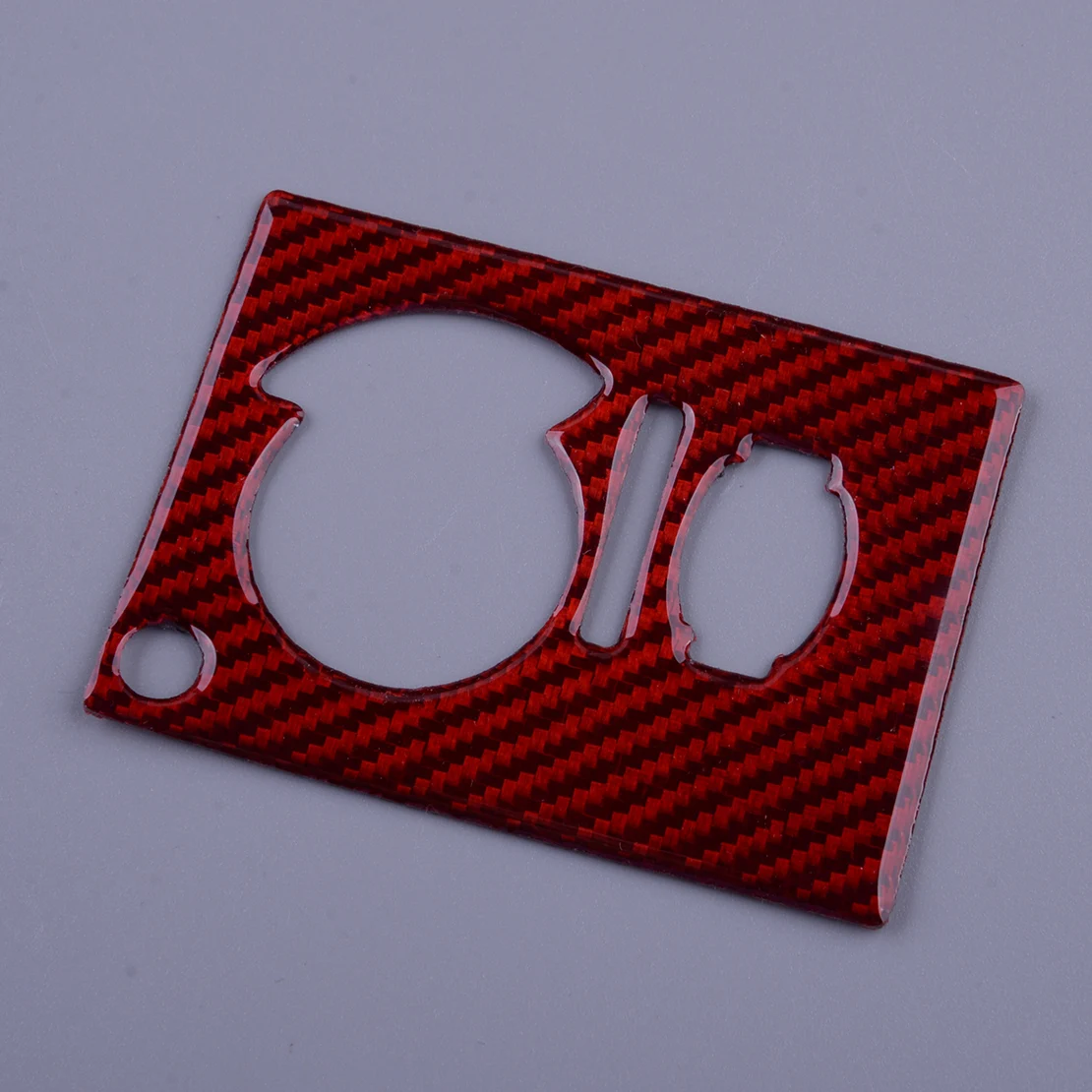 

Красная панель переключателя передней фары из углеродного волокна LHD для Dodge Challenger 2008 2009 2010 2011 2012 2013 2014