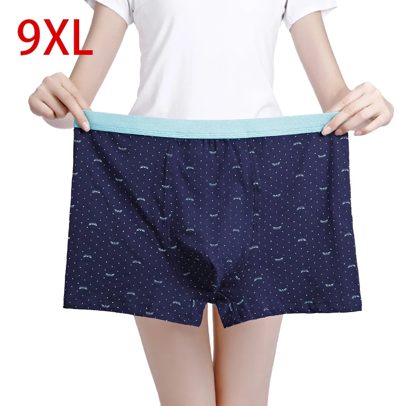 Boxers Men 130KG  5Pcs/lot  Breathable Underpants Man Cotton Large Short Cotton Plus 6XL 7XL 8XL 9XL Underwear Boxer Male