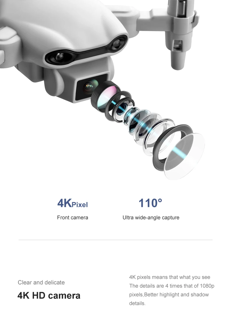 Новый V9 мини-дрон 4k профессия HD широкоугольная камера 1080P WiFi fpv Drone двойная высота