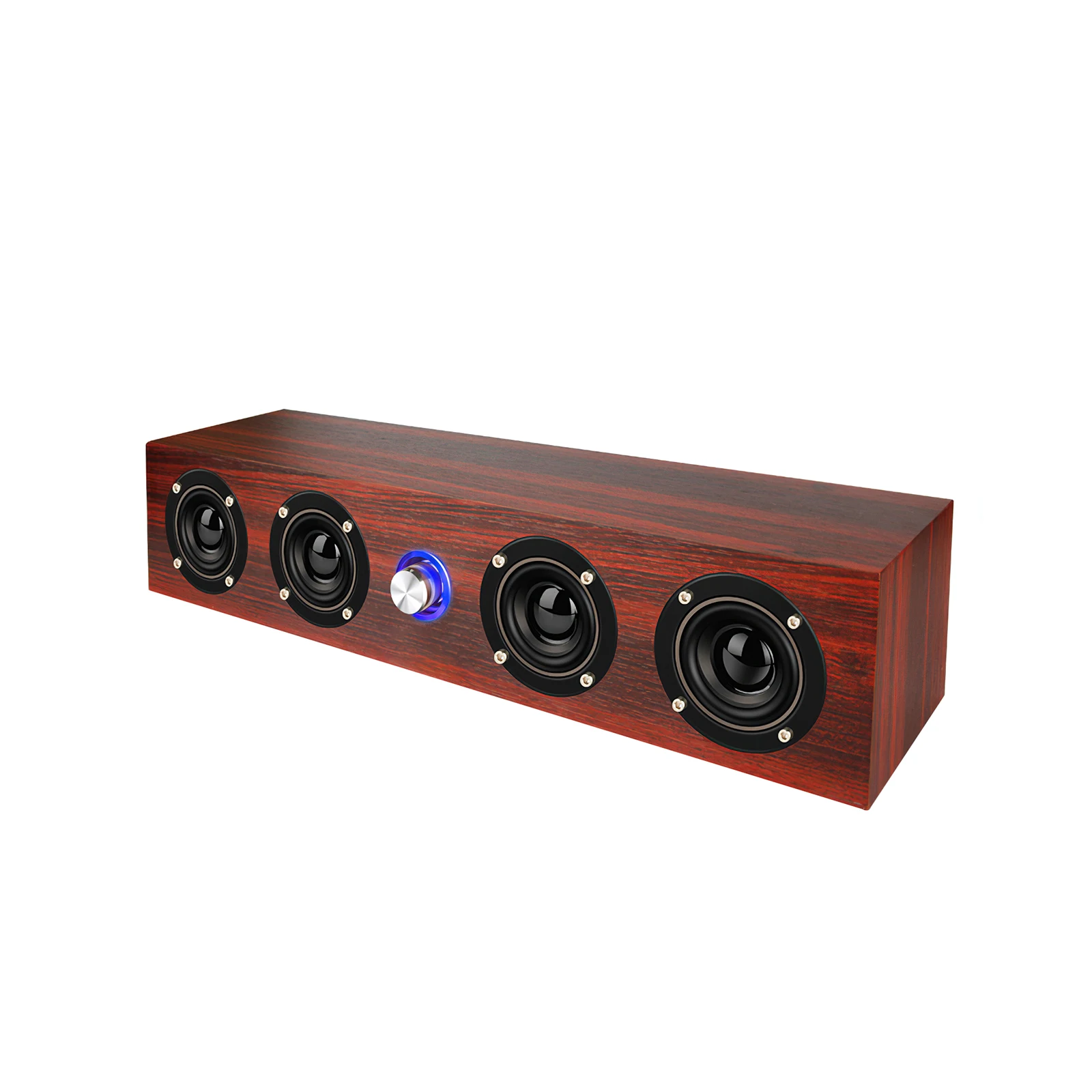 

Wooden Soundbar Bluetooth Speaker Music Player HIFI Stereo Music Surround Outdoor Speaker Classic Speaker Television Desktop