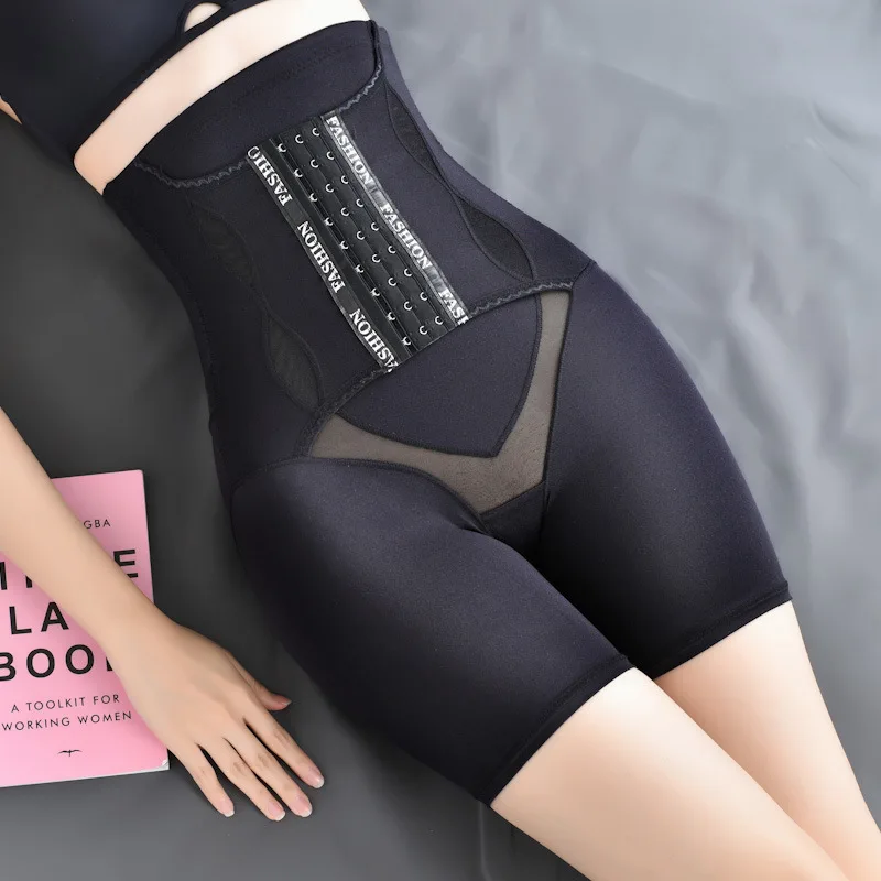 

High Waist Trainer Body Shaper Panties Women Tummy Control Seamless Underwear Letter Print Shapewear Butt Lifter Slimming Briefs