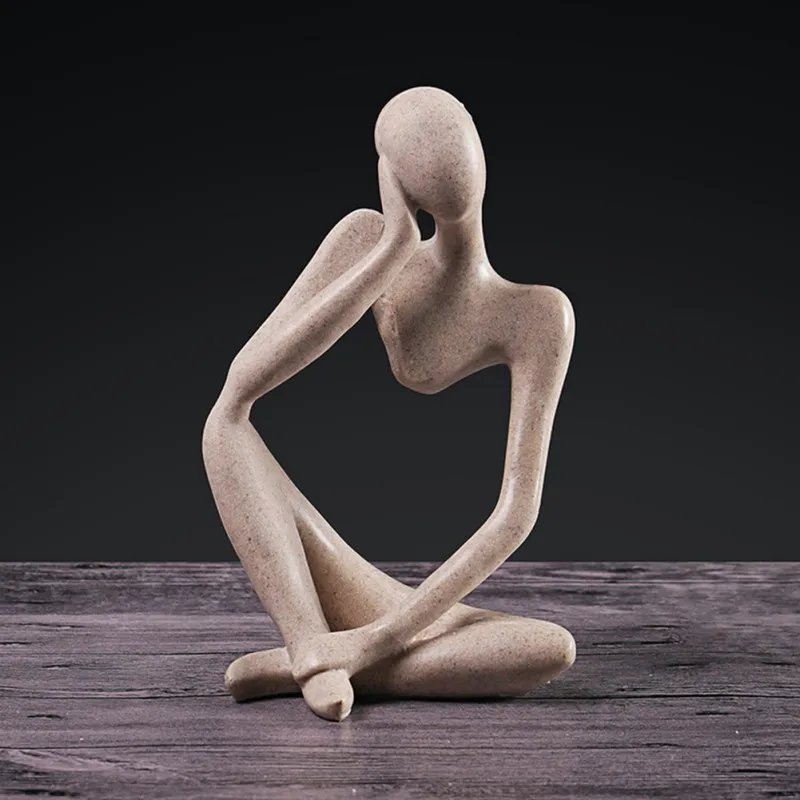 

Creative Thinker Statue Abstract Statue Make Your Room More Tasteful Suitable For Office Bedroom Living Room Decoration