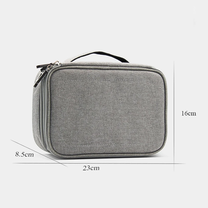 Portable Polyester Cable Bag Hard Drive Ipad Mini Storage Toolbox Box Accessories Digital USB Gadget Organizing | Дом и сад