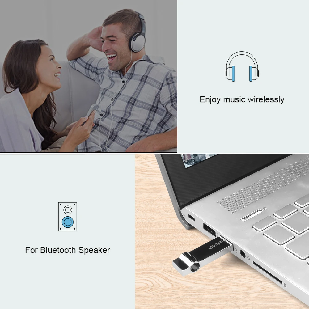 Kebidumei беспроводной Bluetooth приемник адаптер мини USB 4 0 Музыка для динамика |