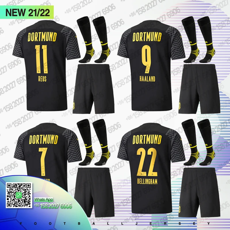 

2021 2022 Джерси для футбола Дортмунд, Borussia 21 22, футбольная рубашка HAALAND REUS NEONGELB bellinпри SANCHO HUMMELS BRANDT, рубашка