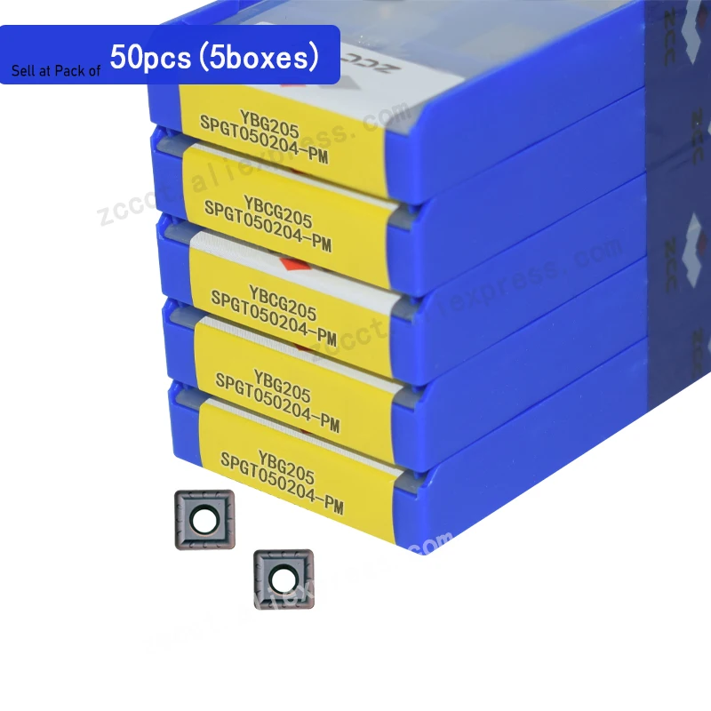 

Буровой инструмент ZCC SPGT050204 -PM YBG205, 50 шт.