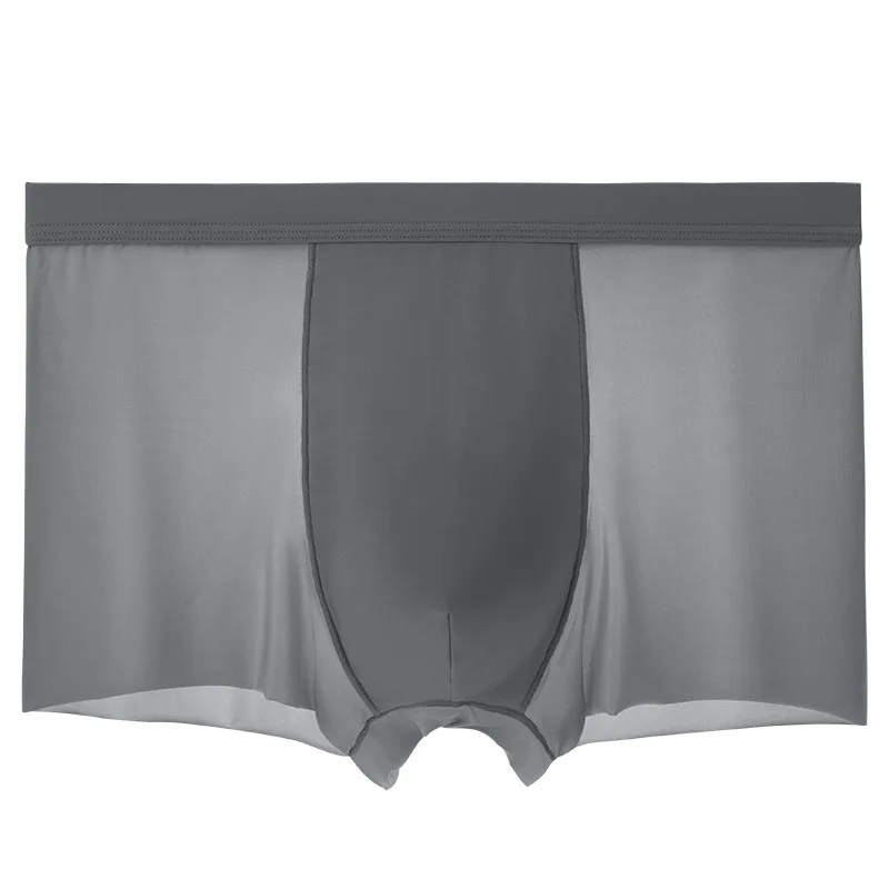 Men's Underwear High-End Ice Silk Man Panties Soft And Comfortable Undies Ultra-Thin Breathable Antibacterial  Men Underpants