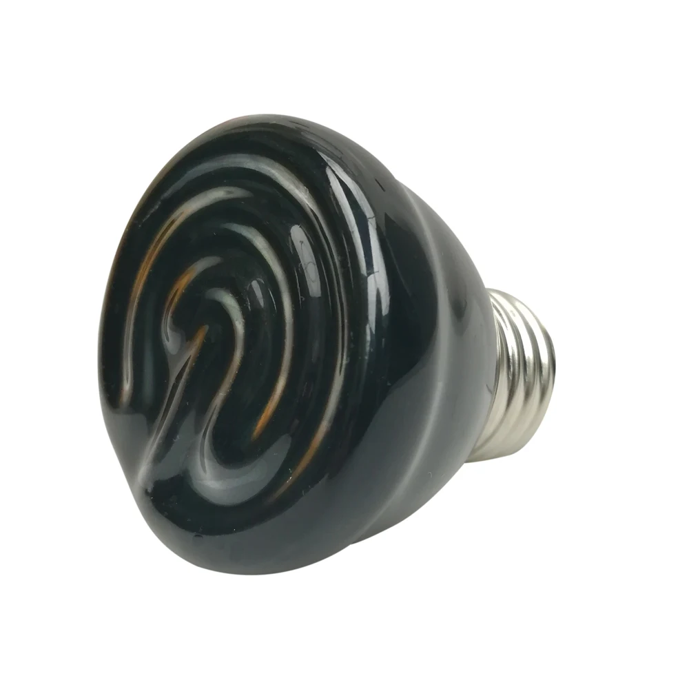 220v топления длинноволновой части инфракрасной лампы Черный Керамика E27