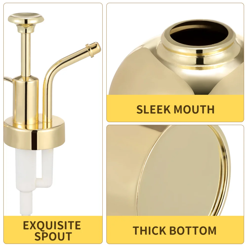 

Cabilock 1pc Retro Watering Can Spray Bottle Succulent Watering Pot With Pump For Garden Housework Hairdressing(Golden)