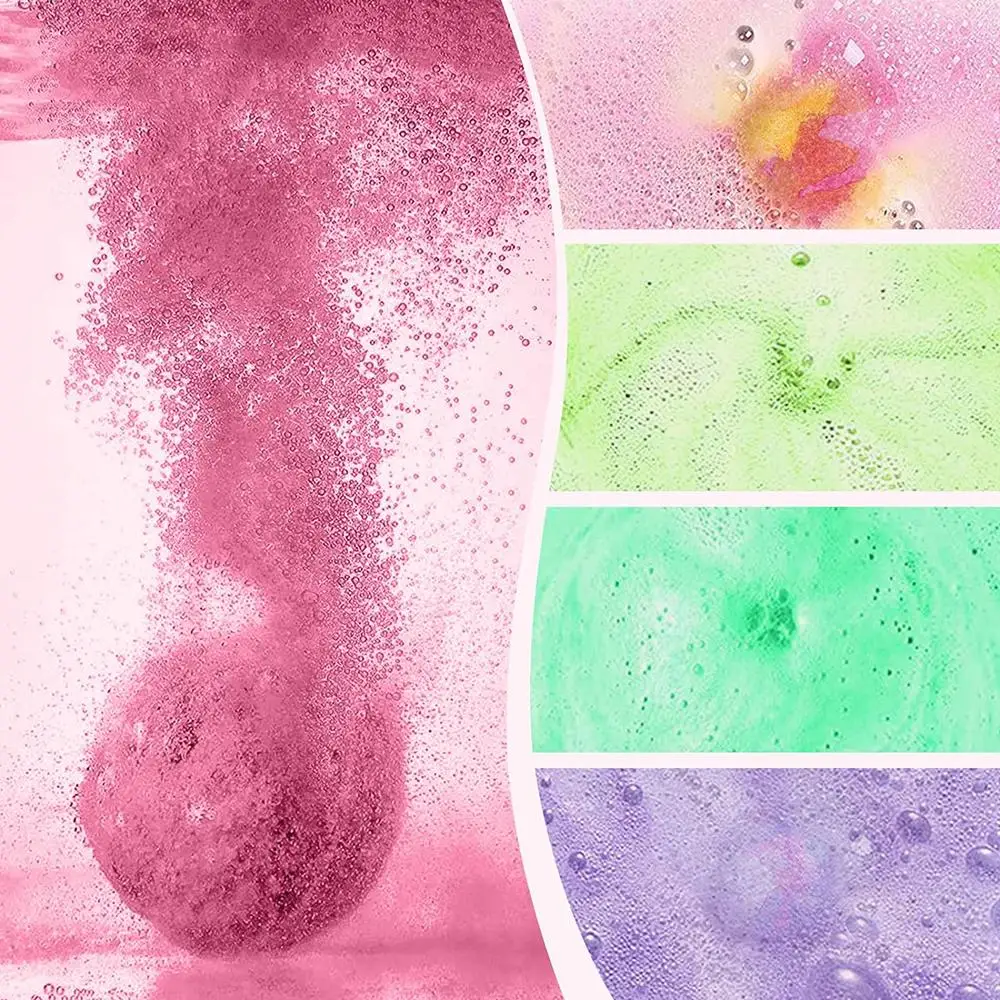 Бомбочки для ванны детей с игрушками внутри-набор из 9 разноцветных яиц