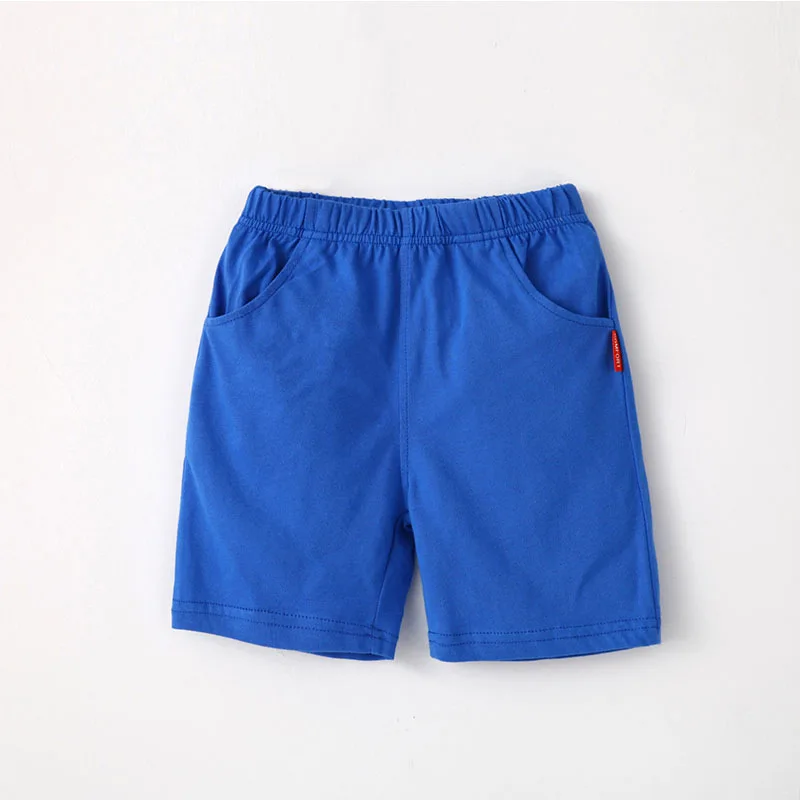 Лидер продаж 2020 однотонные детские брюки шорты для девочек маленьких мальчиков