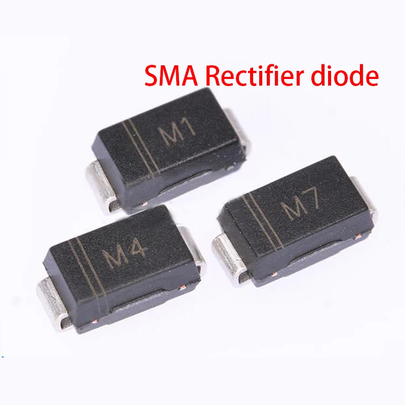 2000 шт. SMA выпрямительный диод 1N4001 M1 1N4004 M4 1N4007 M7 FR107 RS1M FR207 RS2M HER108 US1M SF18 ES1J SF14 ES1D DO-214AC |