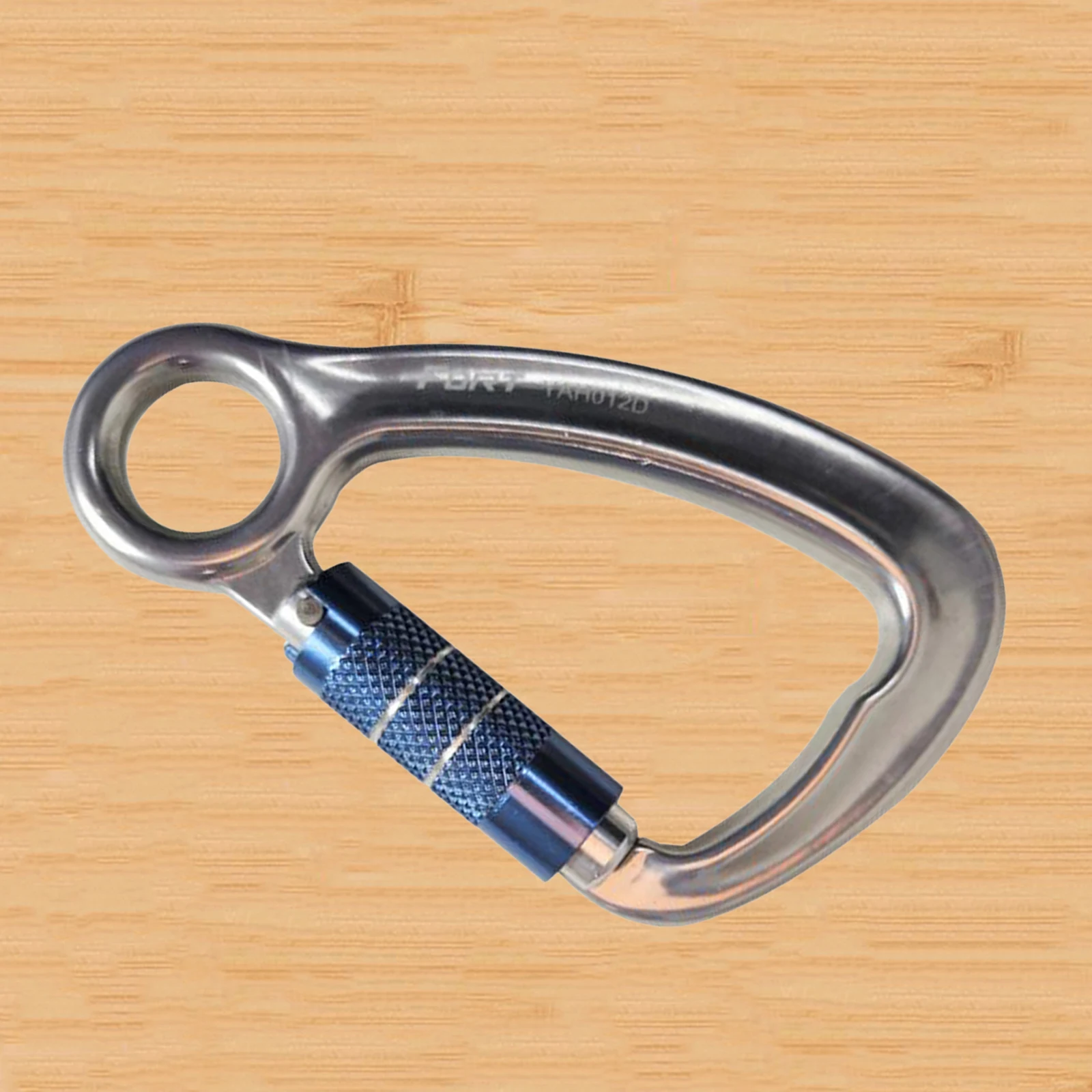 

25KN Professional Climbing Carabiner D Shape Aluminum Safety Lock Outdoor Climbing Mountaineering Equipment